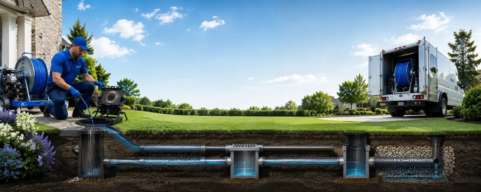 Outdoor drain cleaning information for Orefield, PA